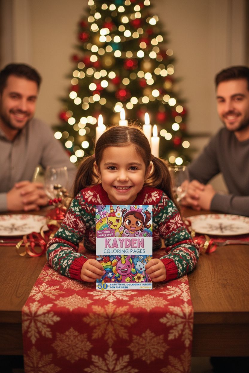 Kayden Christmas coloring pages gift