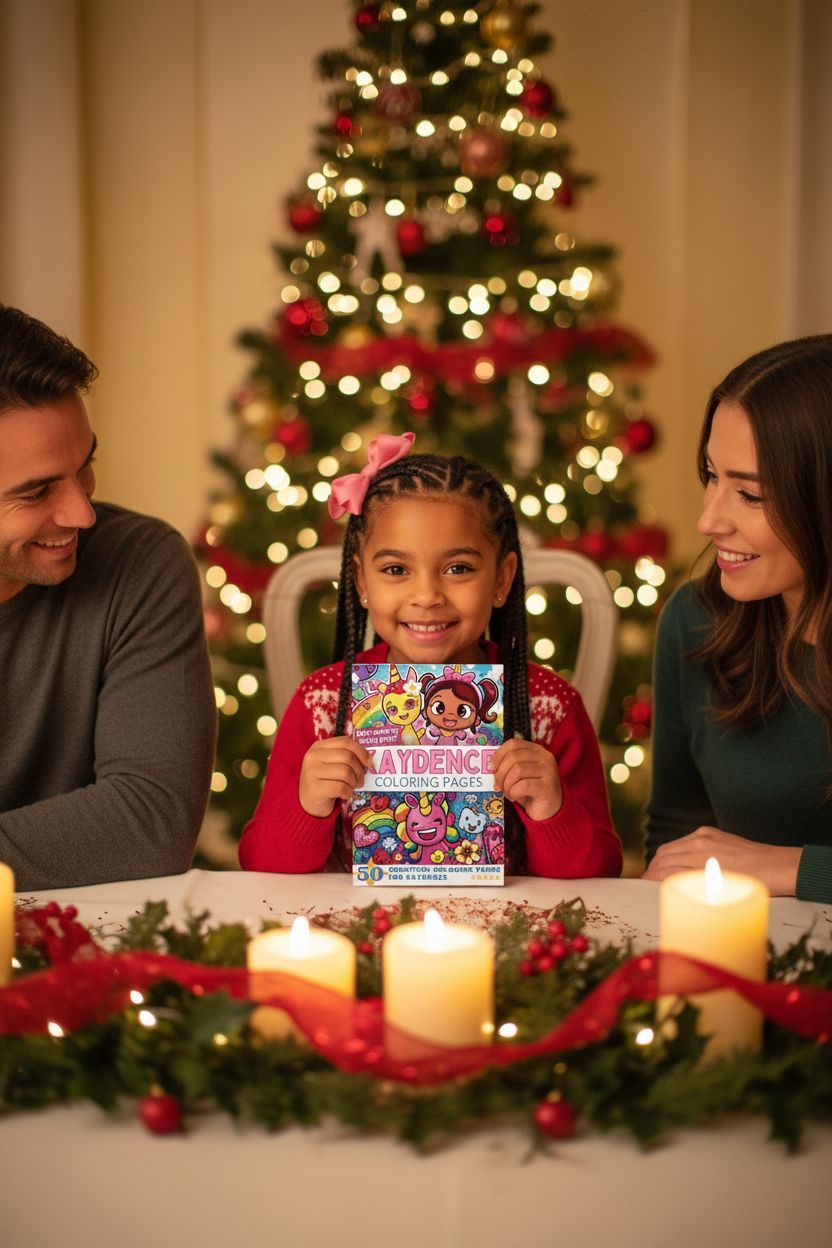 Kaydence Christmas coloring pages gift