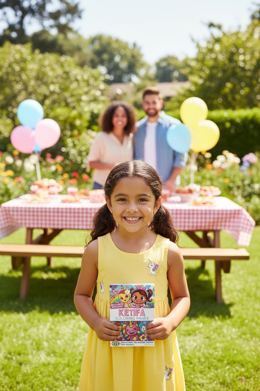 Ketifa coloring book in use