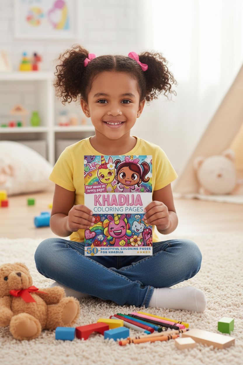 Khadija personal coloring pages