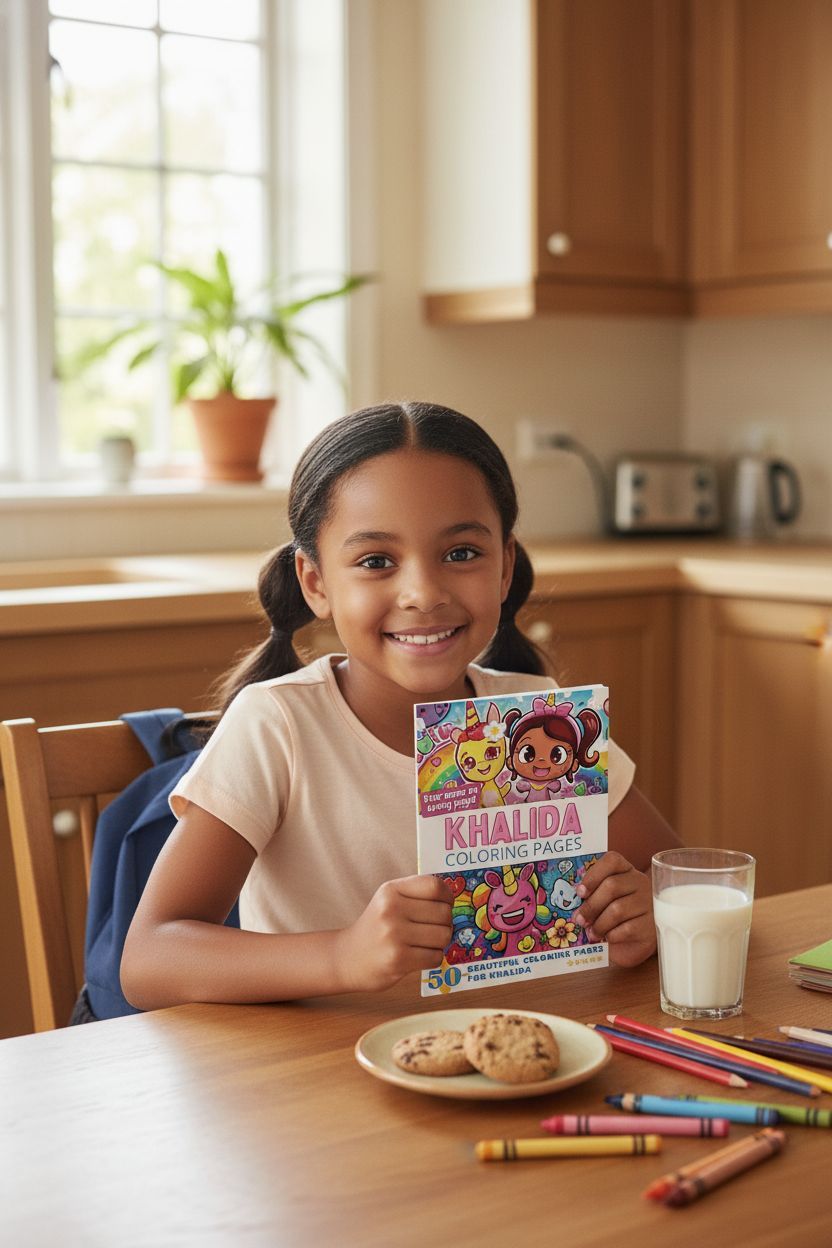 Khalida personal coloring pages