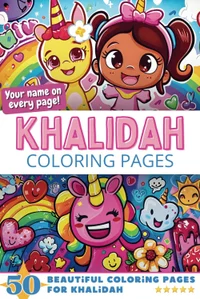 Khalidah Coloring Book Cover