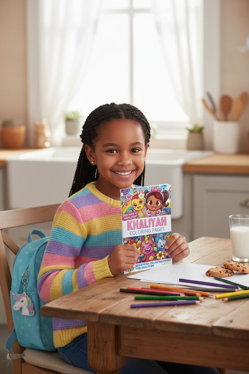 Khaliyah personal coloring pages