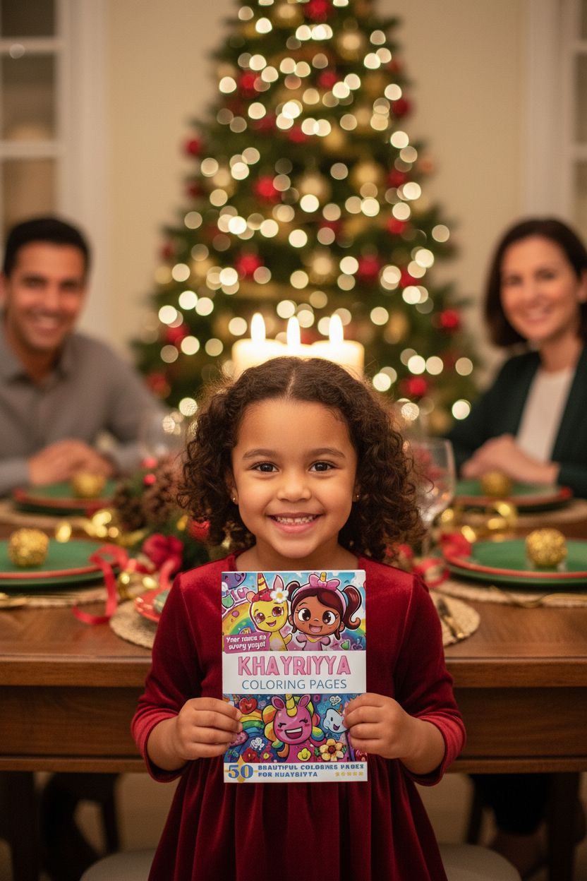 Khayriyya Christmas coloring pages gift