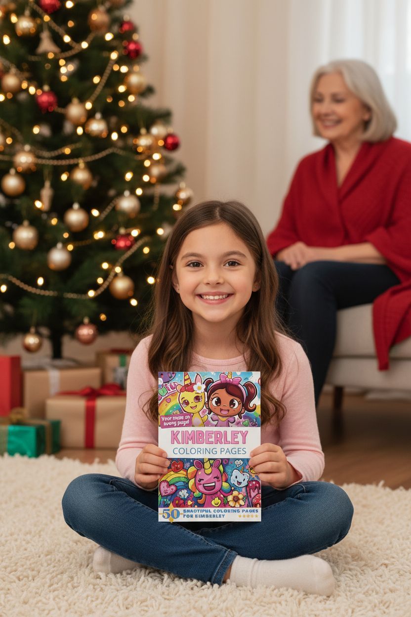Kimberley Christmas coloring pages gift