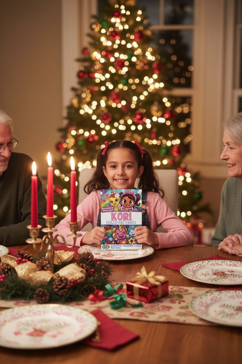Kori Christmas coloring pages gift