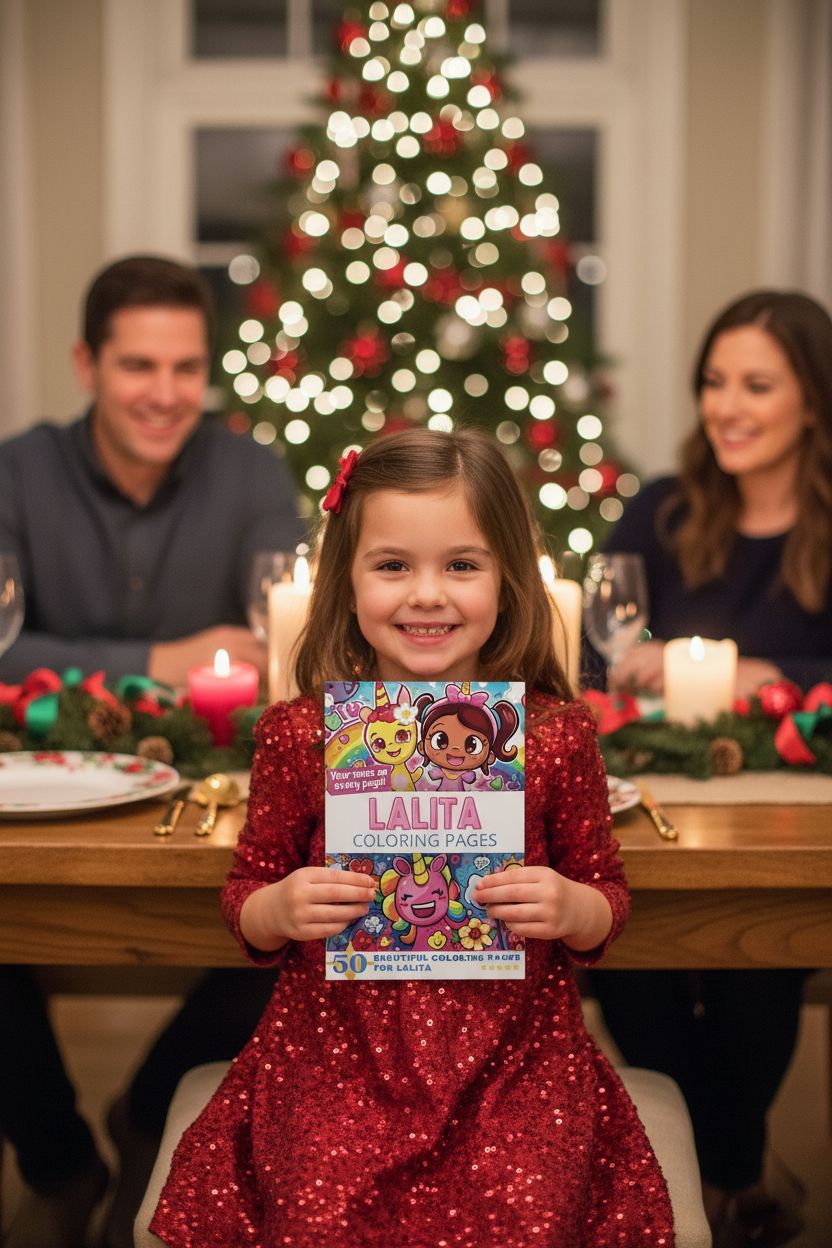 Lalita Christmas coloring pages gift