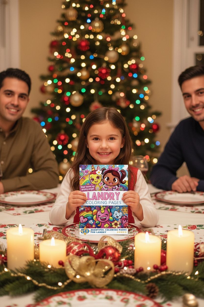 Landry Christmas coloring pages gift