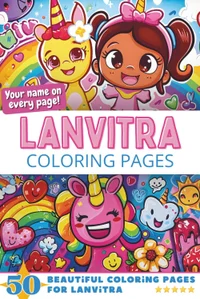 Lanvitra Coloring Book Cover