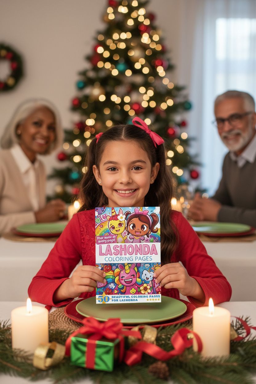 Lashonda Christmas coloring pages gift