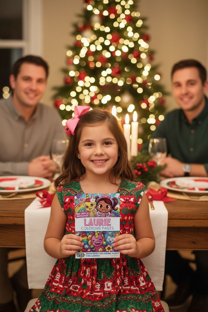 Laurie Christmas coloring pages gift