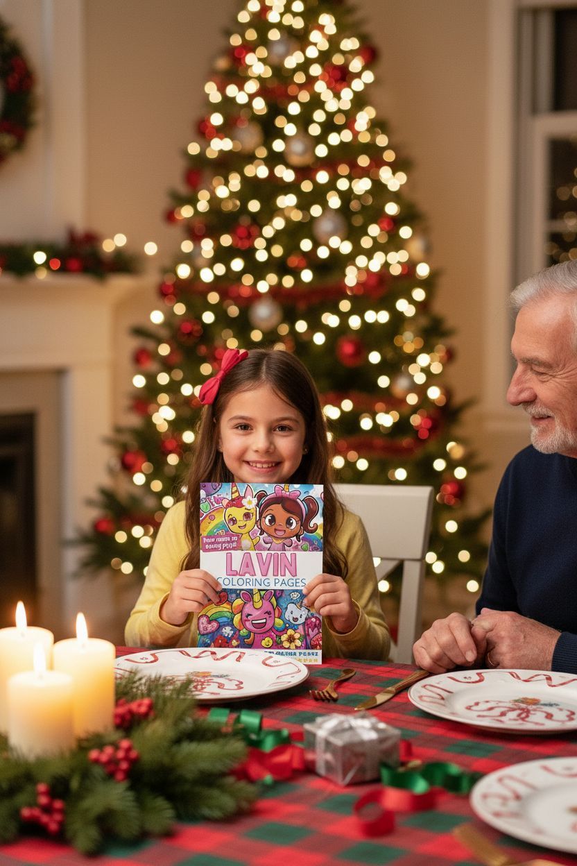 Lavin Christmas coloring pages gift