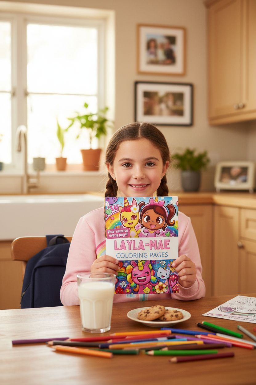 Layla-Mae personal coloring pages