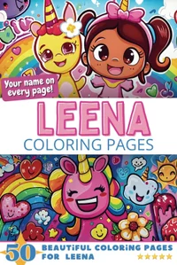 Leena Coloring Book Cover