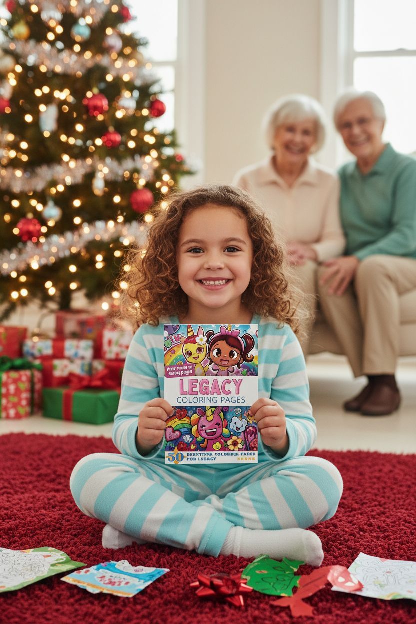 Legacy Christmas coloring pages gift