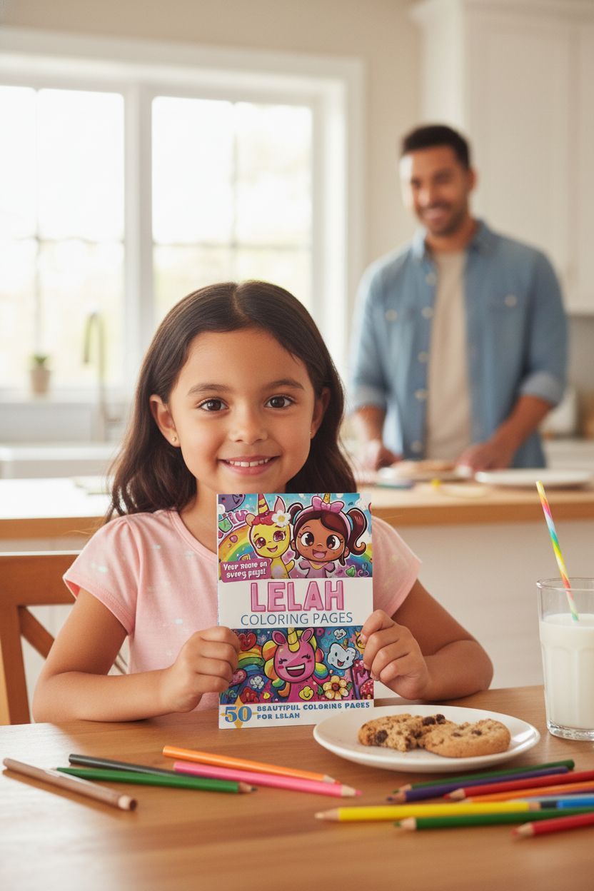 Lelah personal coloring pages