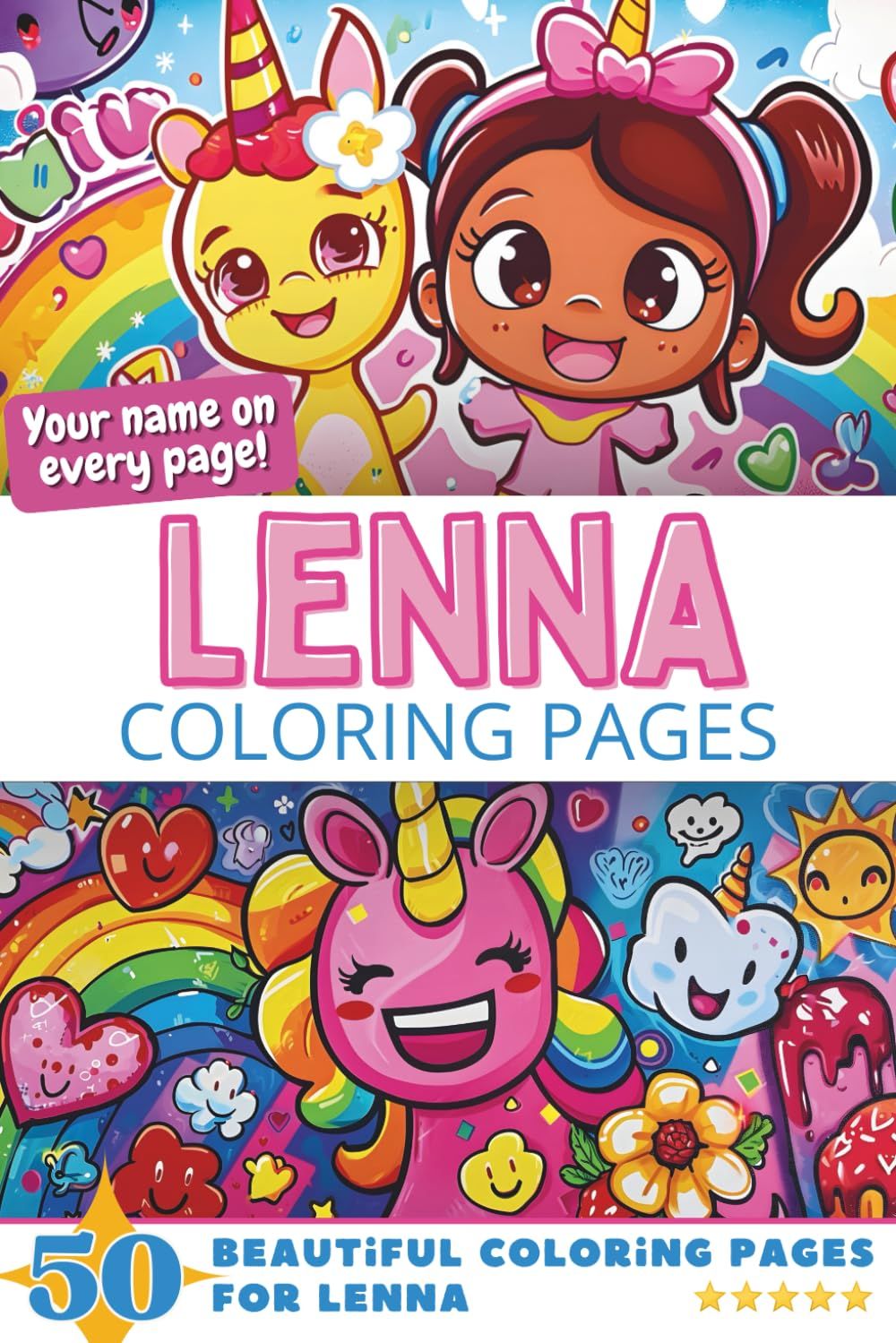 Lenna Coloring Book Cover