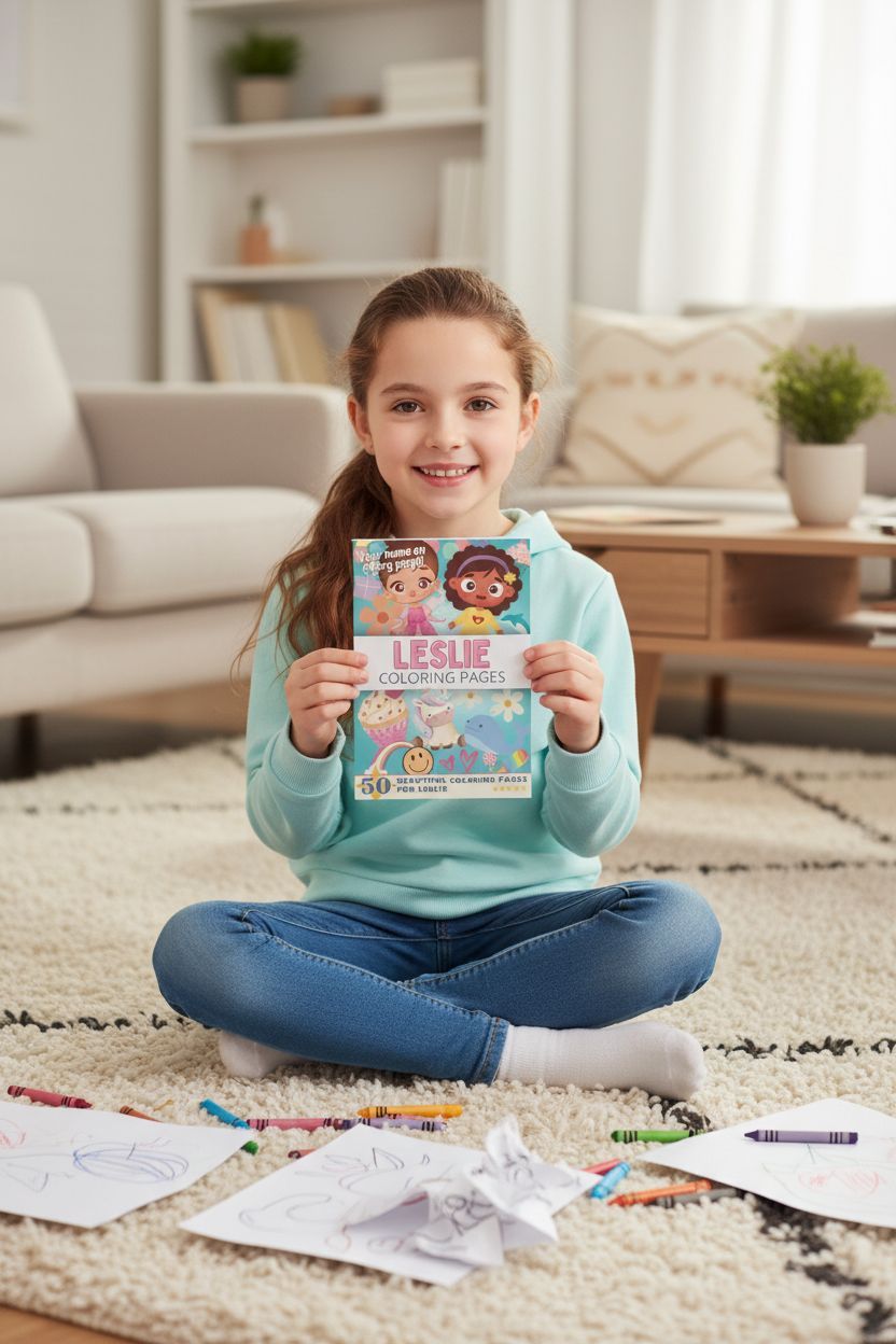 Leslie personal coloring pages