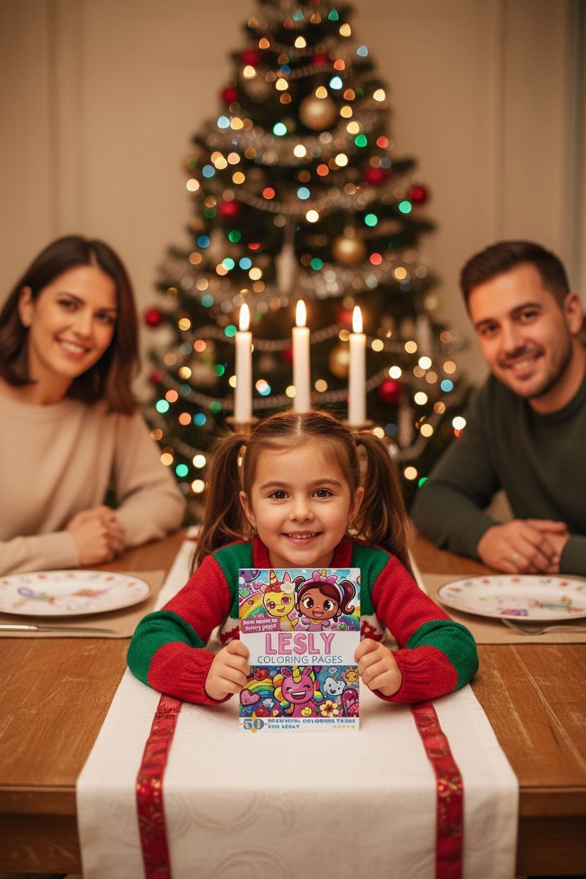 Lesly Christmas coloring pages gift