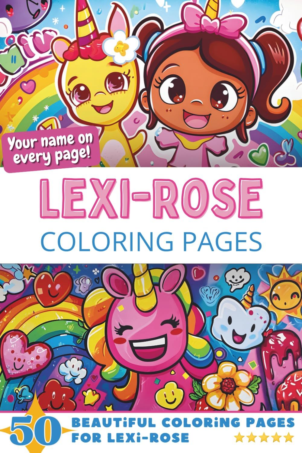 Lexi-Rose Coloring Book Cover