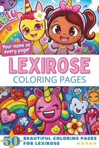 Lexirose Coloring Book Cover