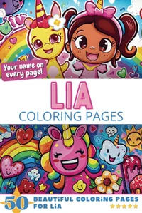 Lia Coloring Book Cover