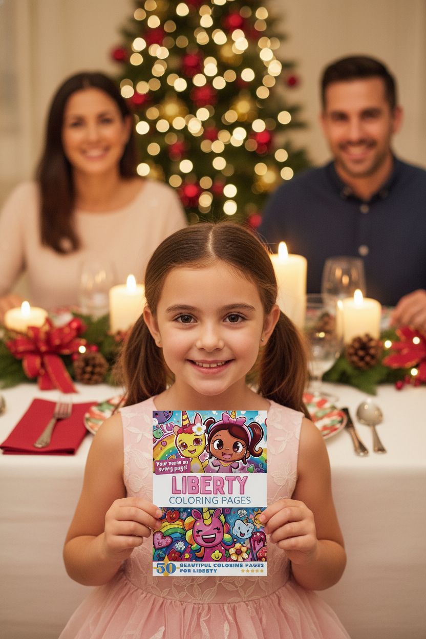 Liberty Christmas coloring pages gift