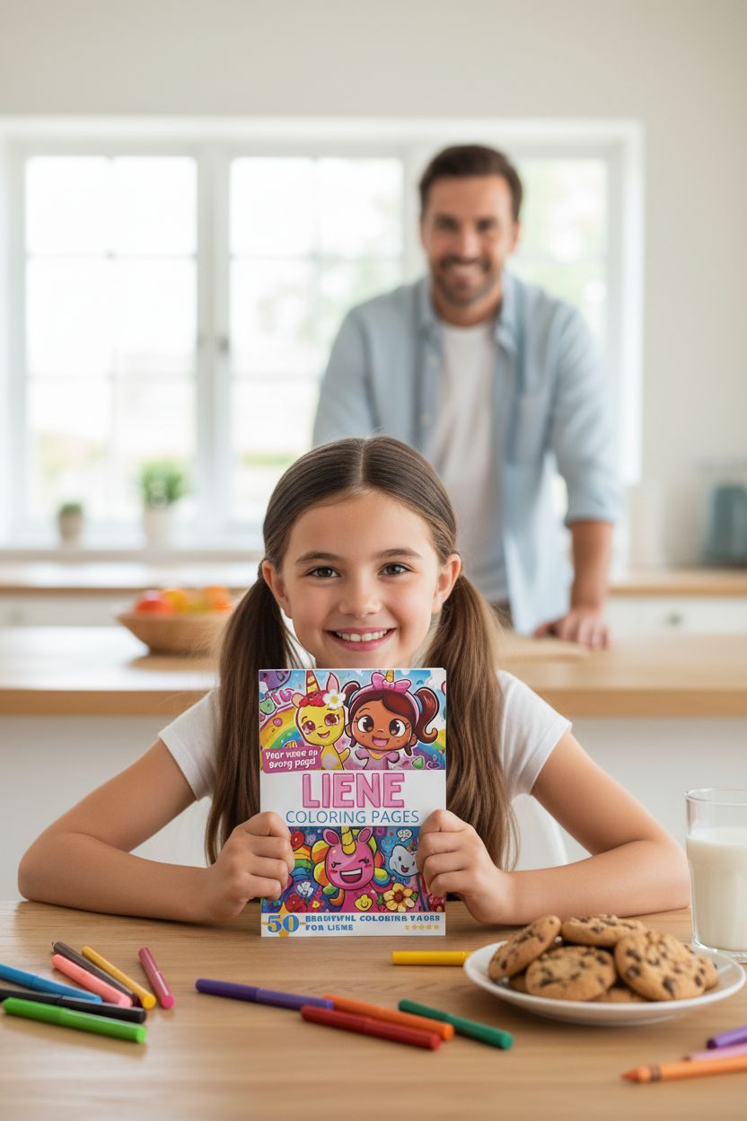 Liene personal coloring pages