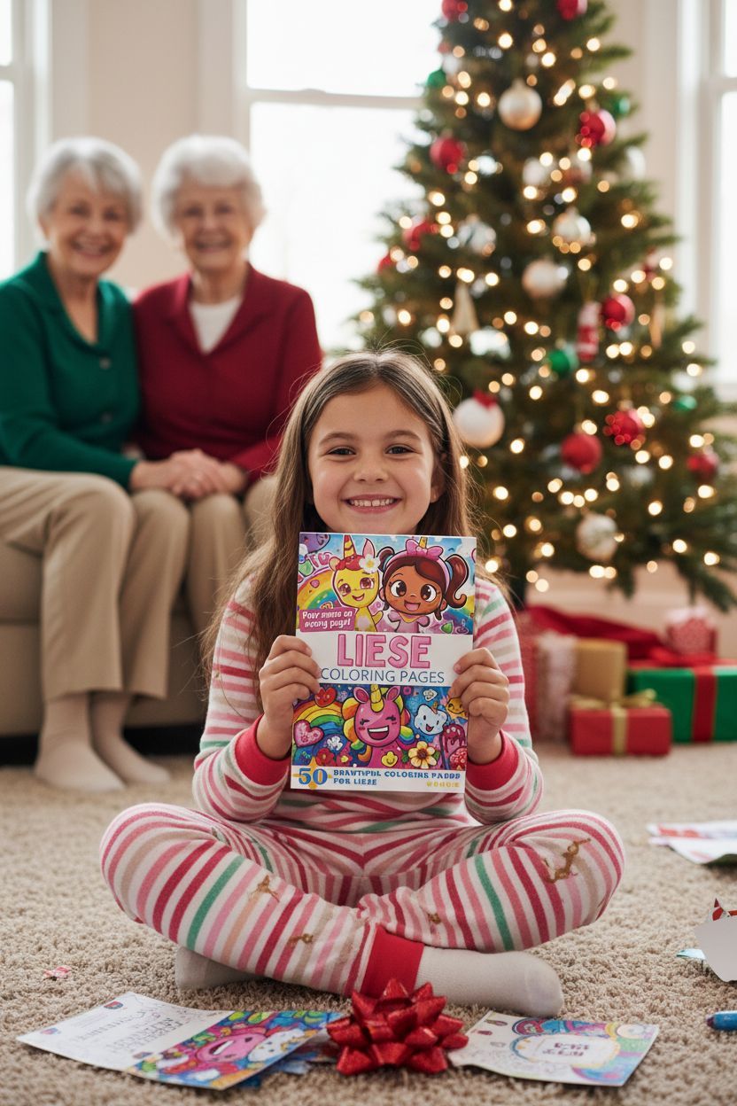 Liese Christmas coloring pages gift