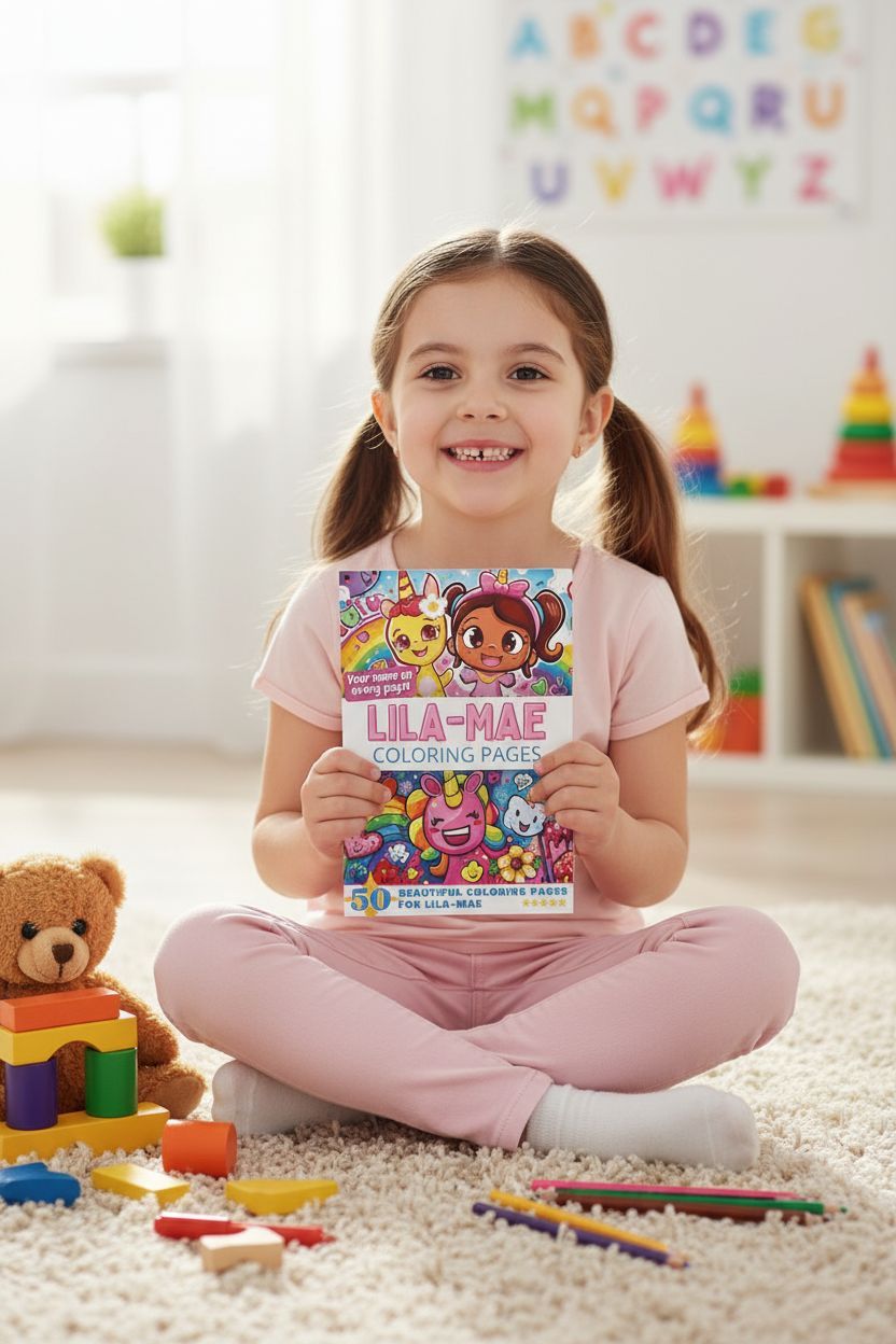 Lila-Mae personal coloring pages