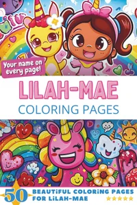 Lilah-Mae Coloring Book Cover