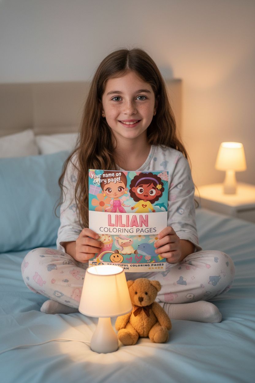 Lilian personal coloring pages