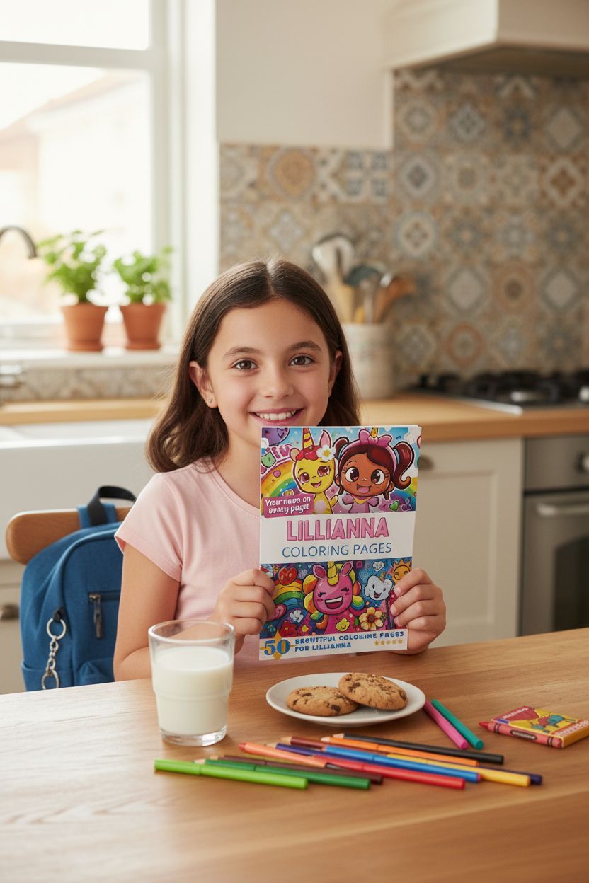 Lillianna personal coloring pages