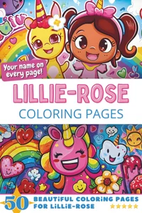 Lillie-Rose Coloring Book Cover