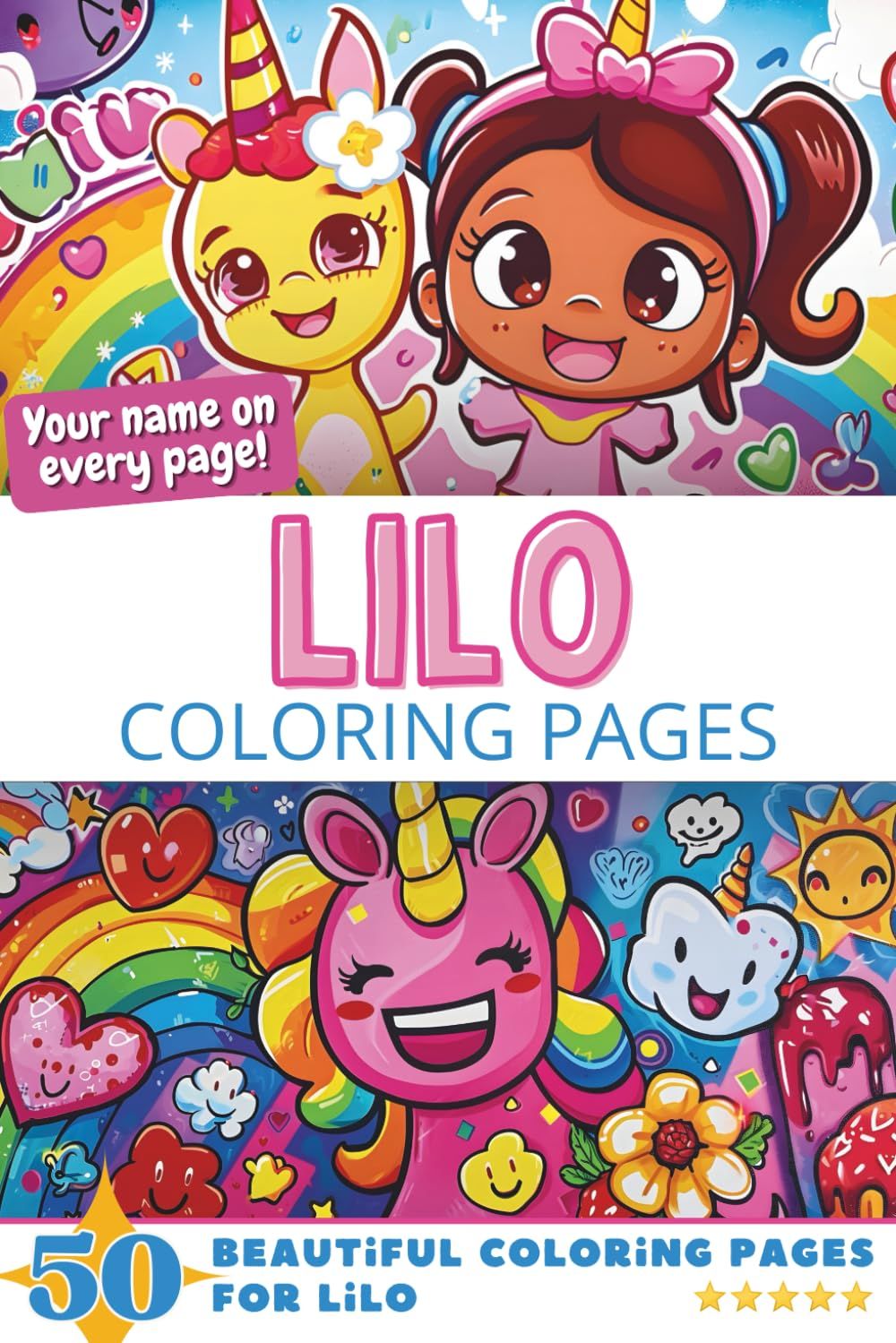 Lilo Coloring Book Cover