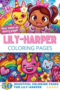 Lily-Harper Coloring Book Cover