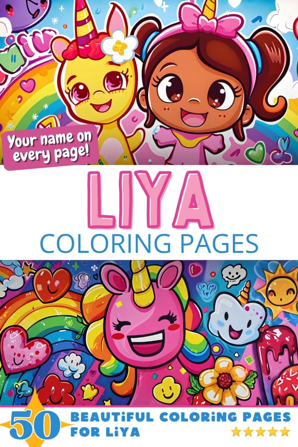 Liya Coloring Pages Cover