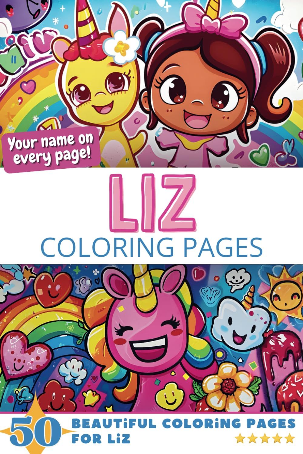 Liz Coloring Book Cover