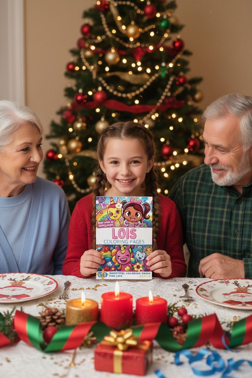 Lois Christmas coloring pages gift