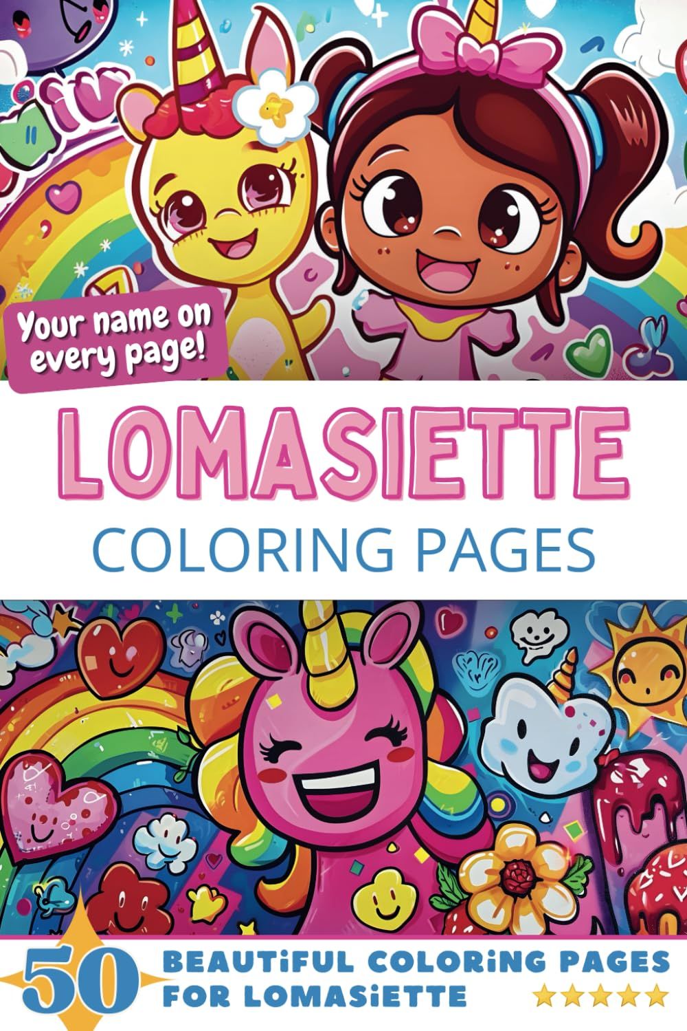 Lomasiette Coloring Book Cover