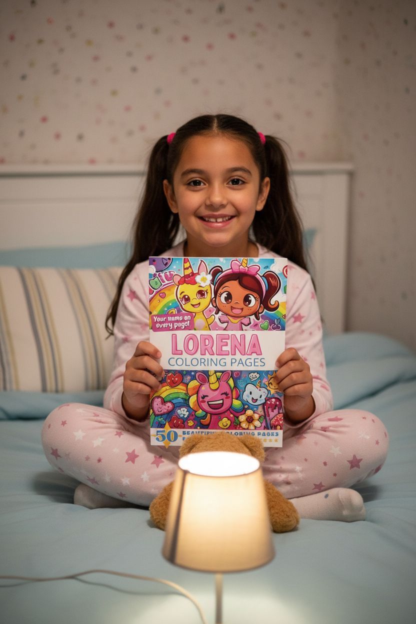 Lorena personal coloring pages