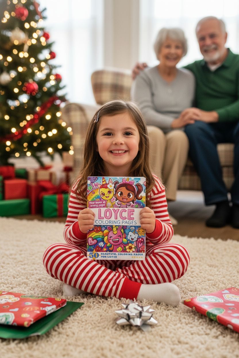 Loyce Christmas coloring pages gift