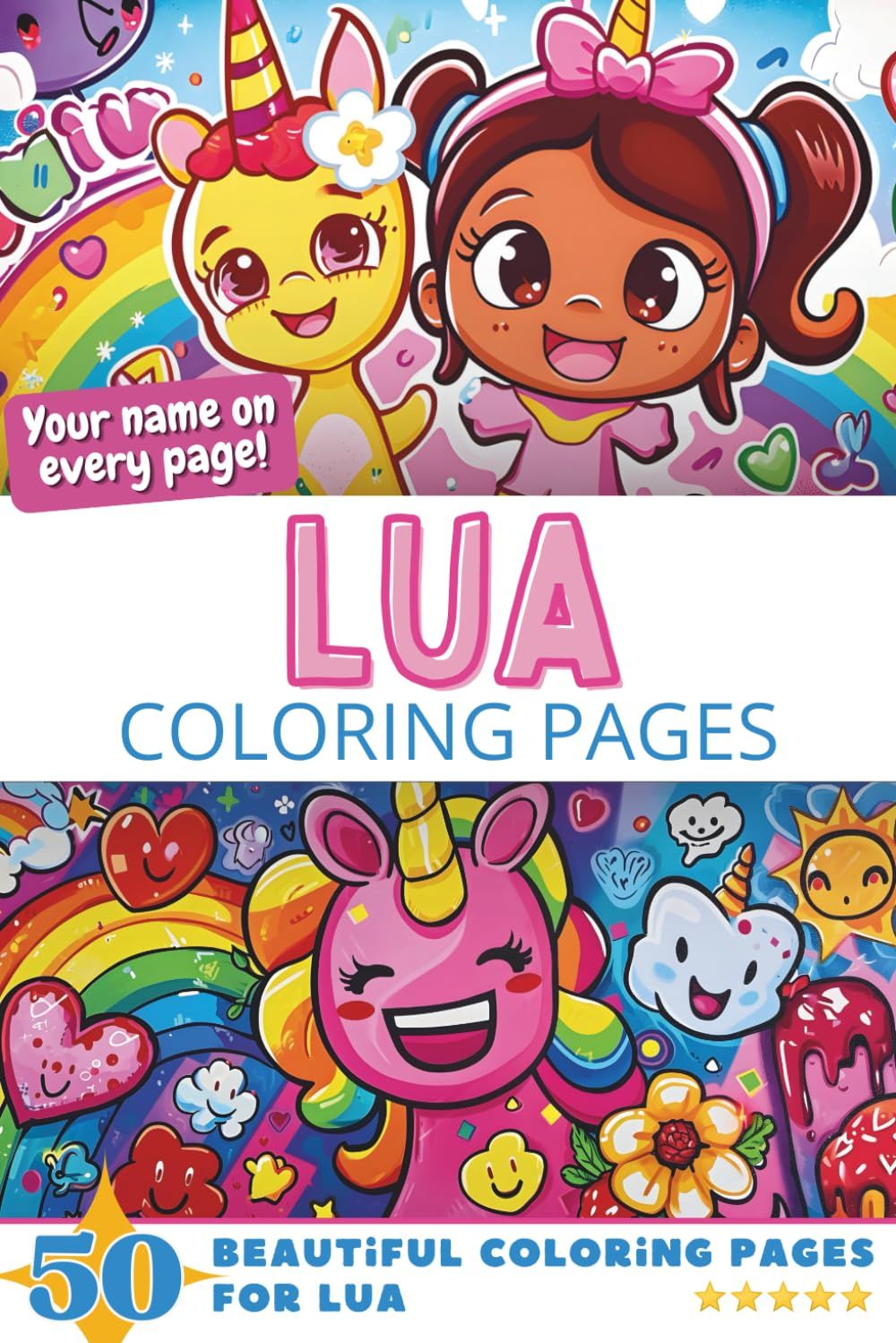 Lua Coloring Pages Cover