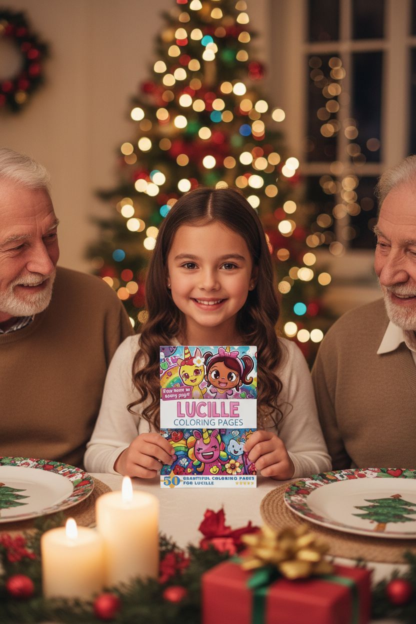 Lucille Christmas coloring pages gift