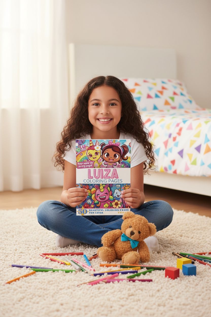 Luiza personal coloring pages