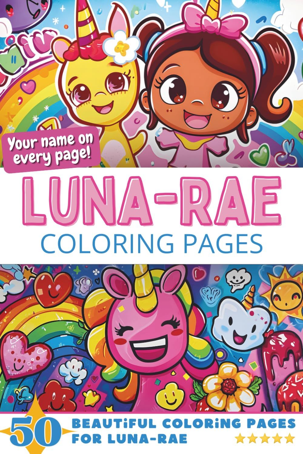 Luna-Rae Coloring Pages Cover