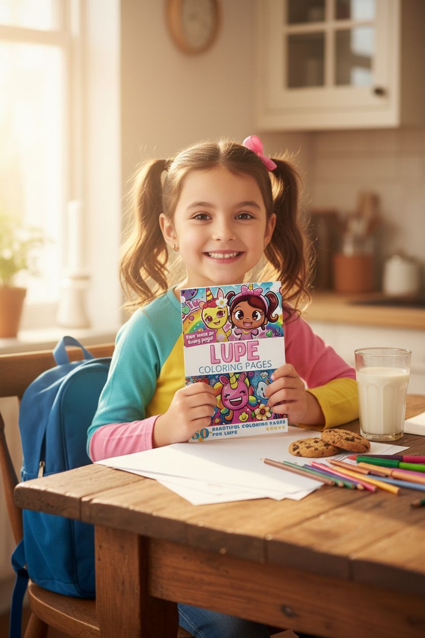 Lupe personal coloring pages