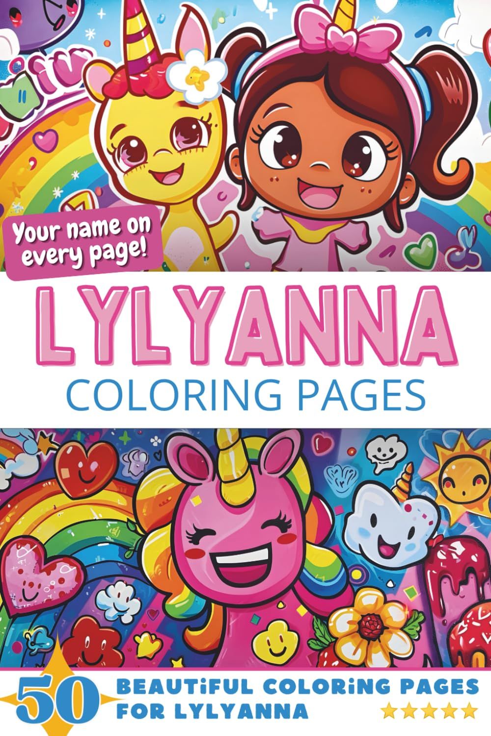 Lylyanna Coloring Book Cover