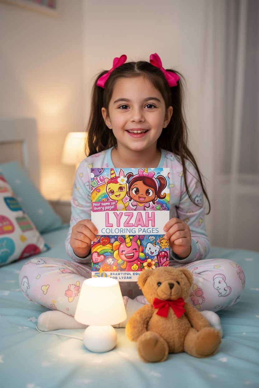 Lyzah personal coloring pages