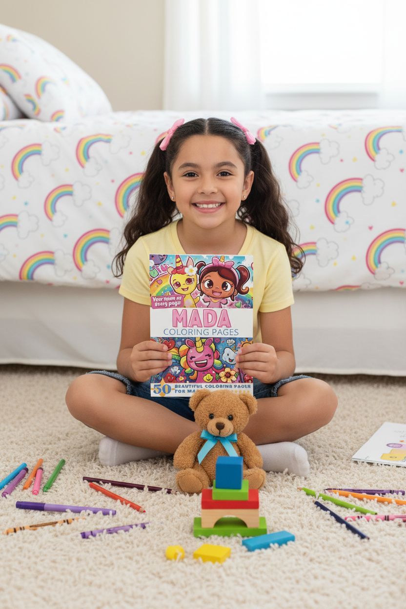 Mada personal coloring pages